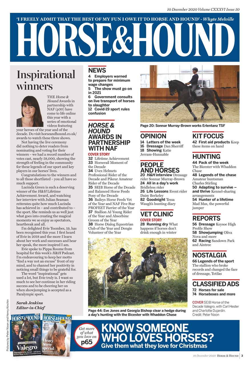 Horse & Hound Preview Pages