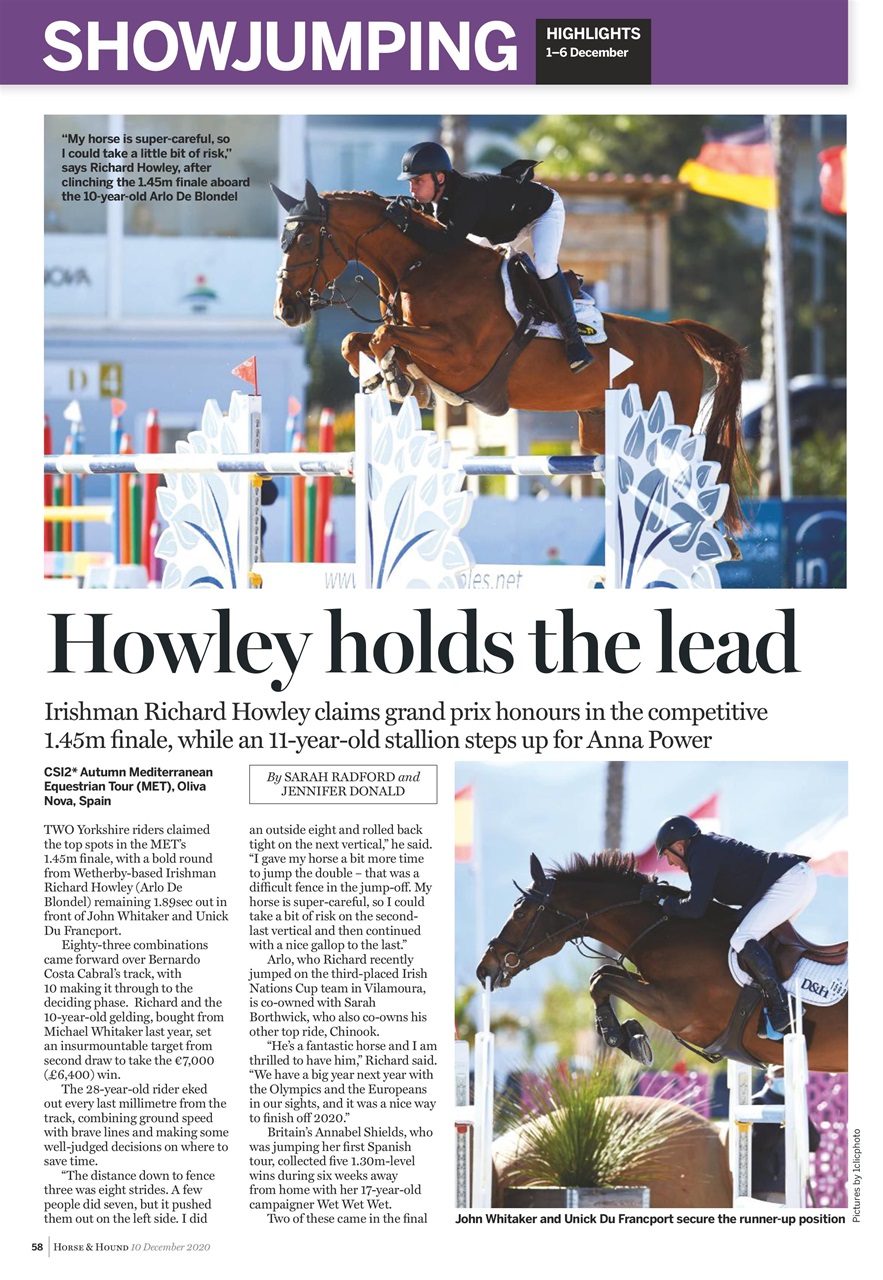 Horse & Hound Preview Pages
