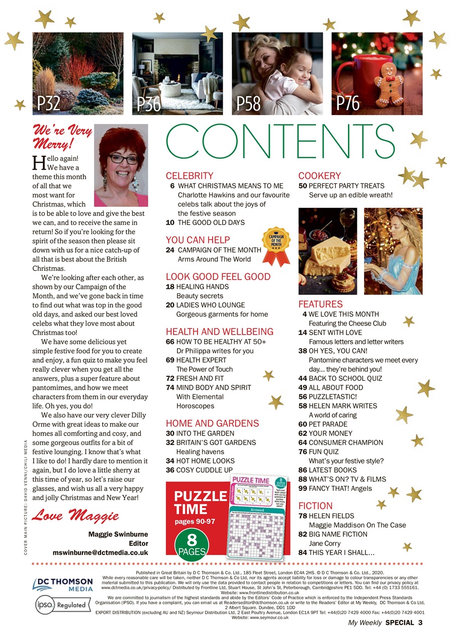 My Weekly Special Preview Pages