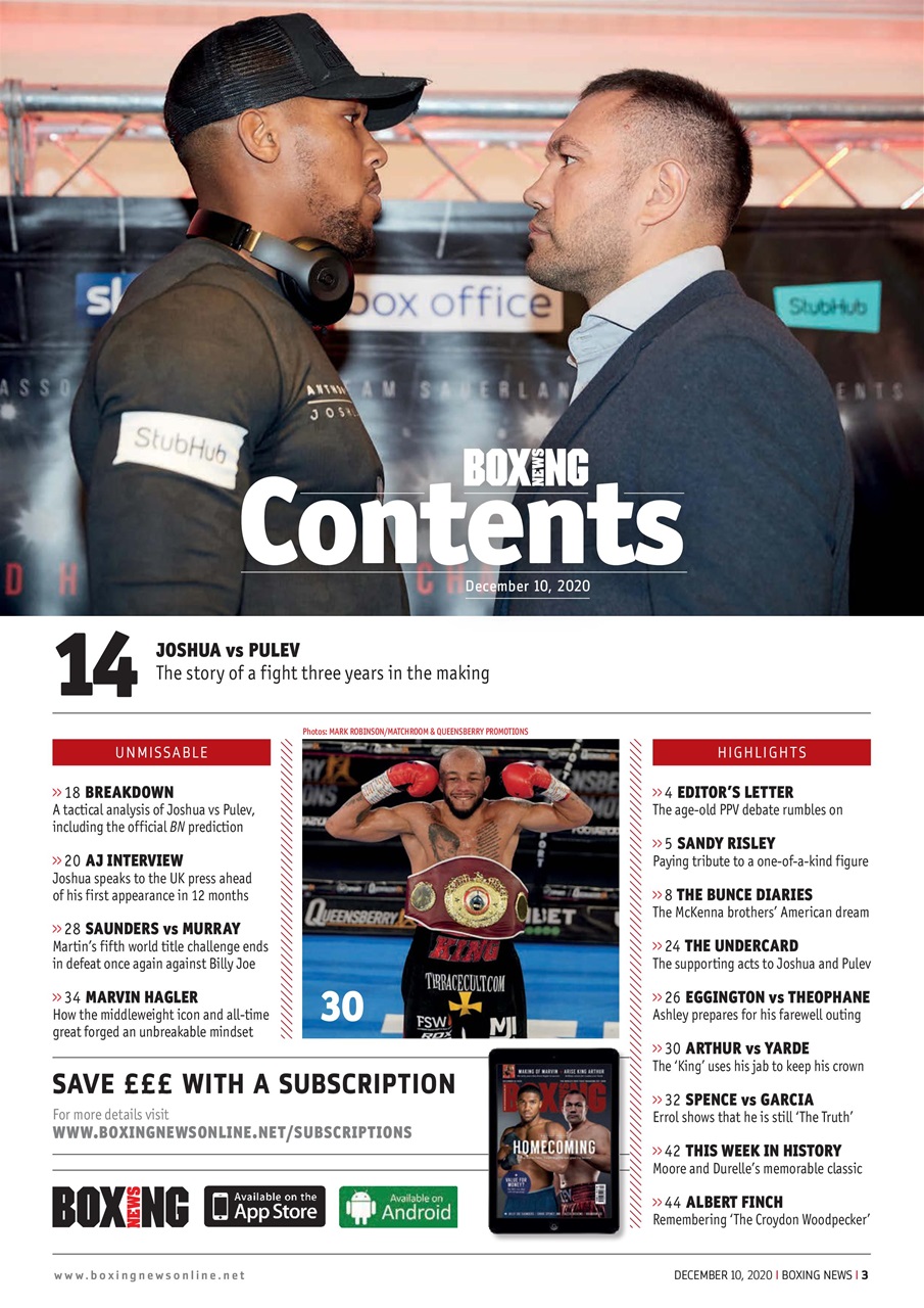 Boxing News Preview Pages