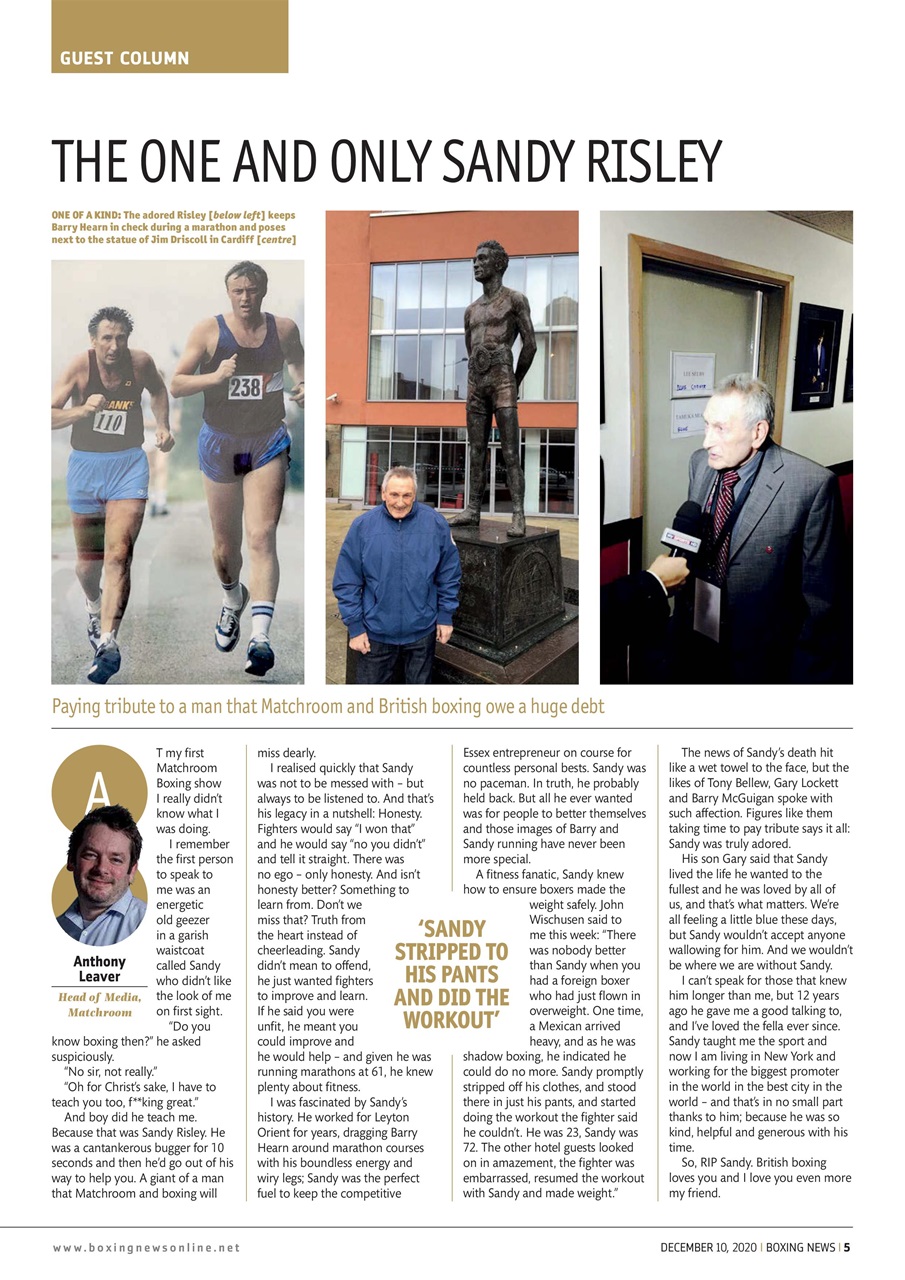 Boxing News Preview Pages
