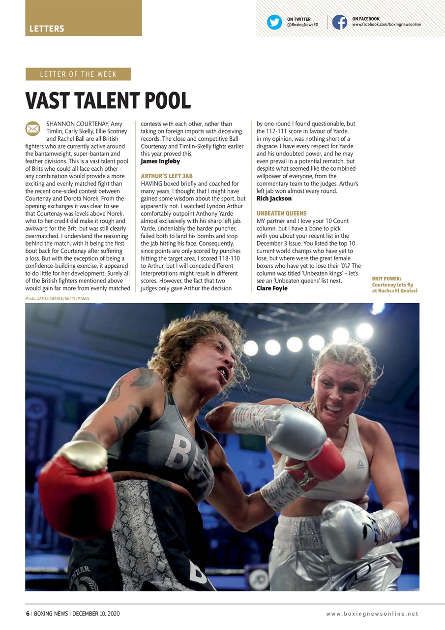 Boxing News Preview Pages