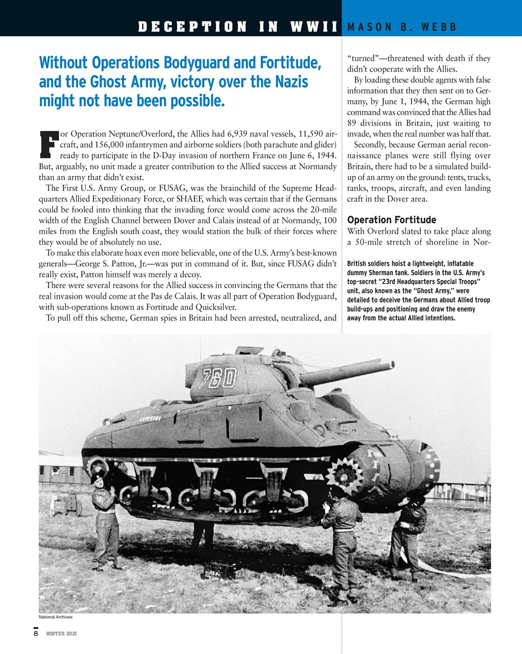 WWII Quarterly Preview Pages