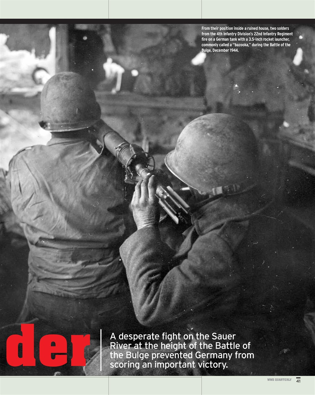 WWII Quarterly Preview Pages