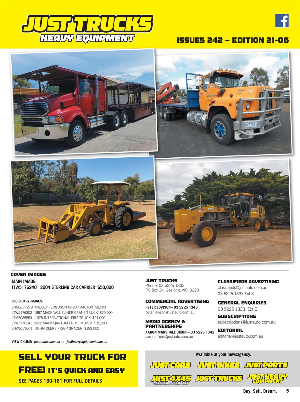 JUST TRUCKS Preview Pages