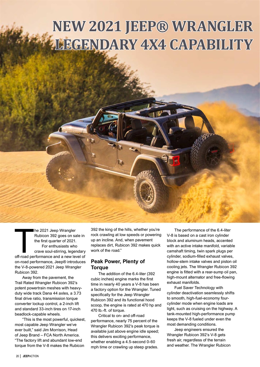 Jeep Action Preview Pages