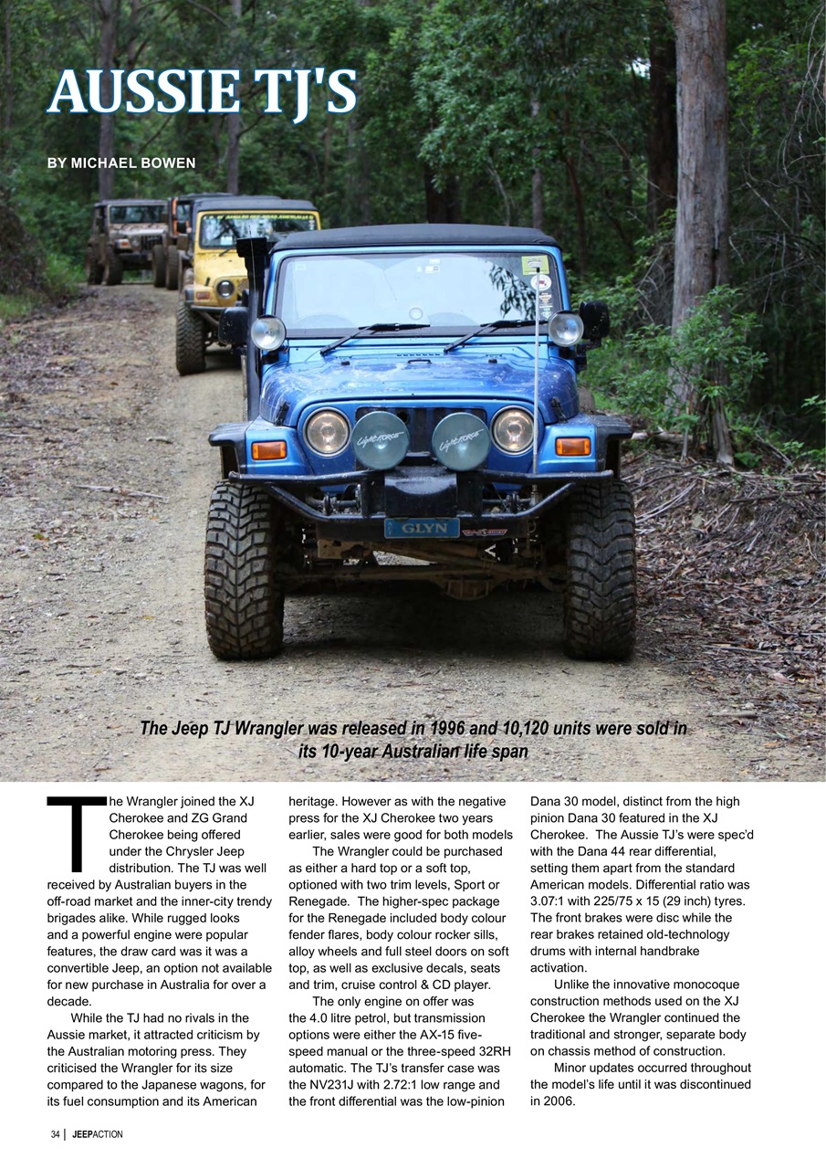 Jeep Action Preview Pages