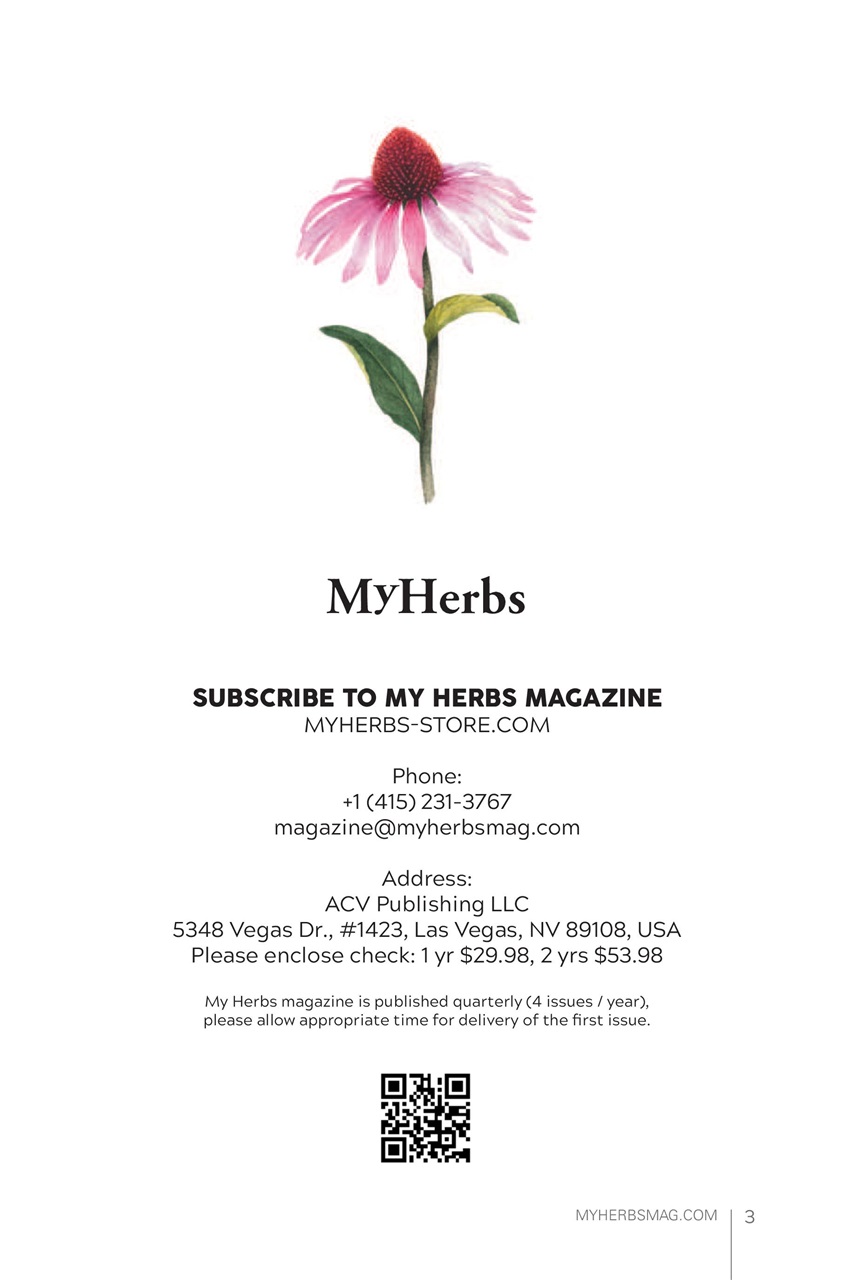 My Herbs Magazine Preview Pages