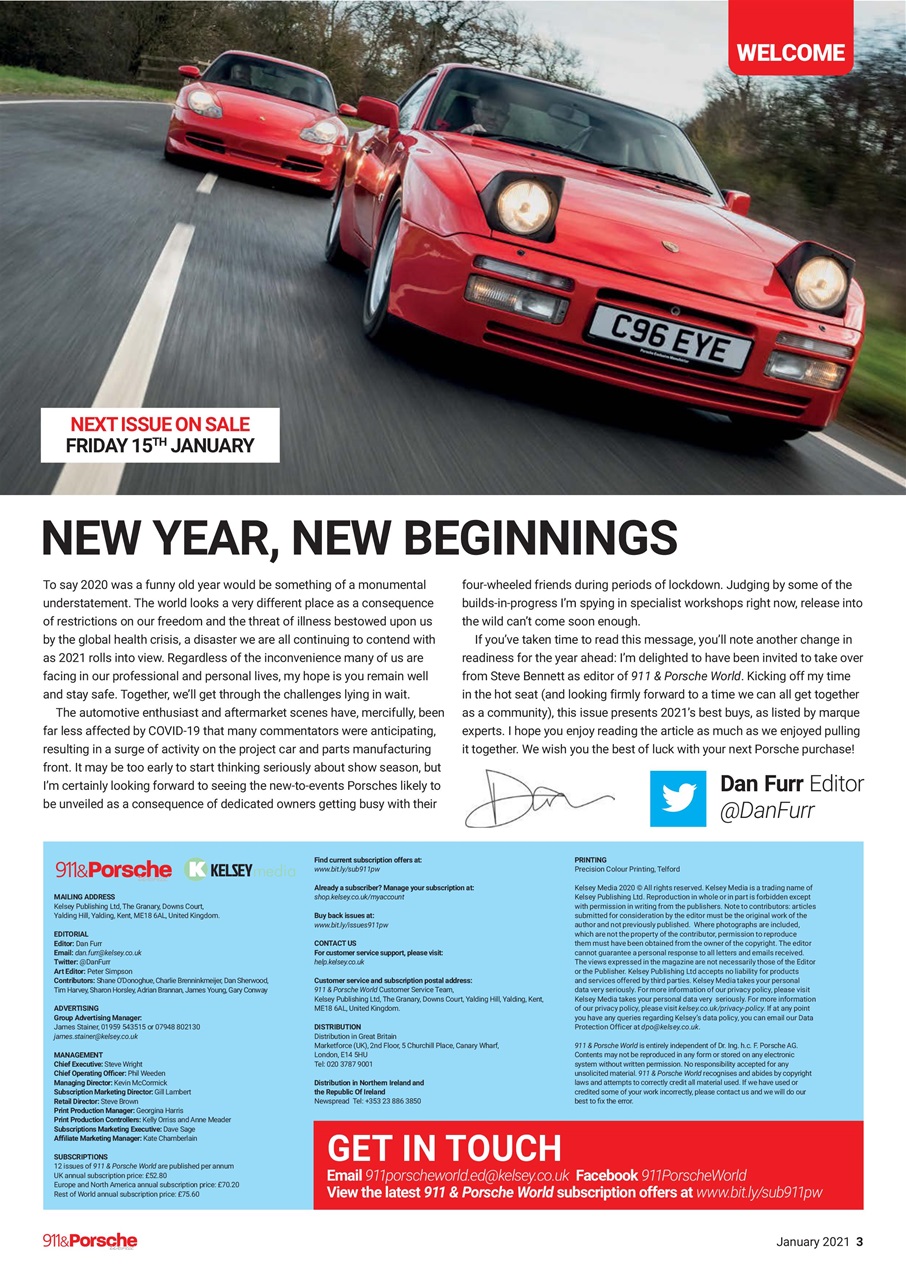 911 & Porsche World Preview Pages