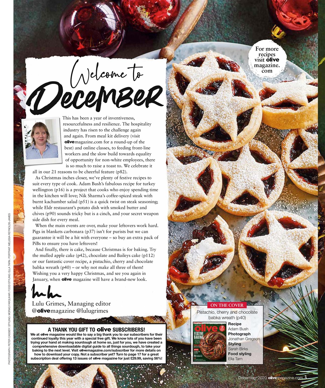 Olive Magazine Preview Pages