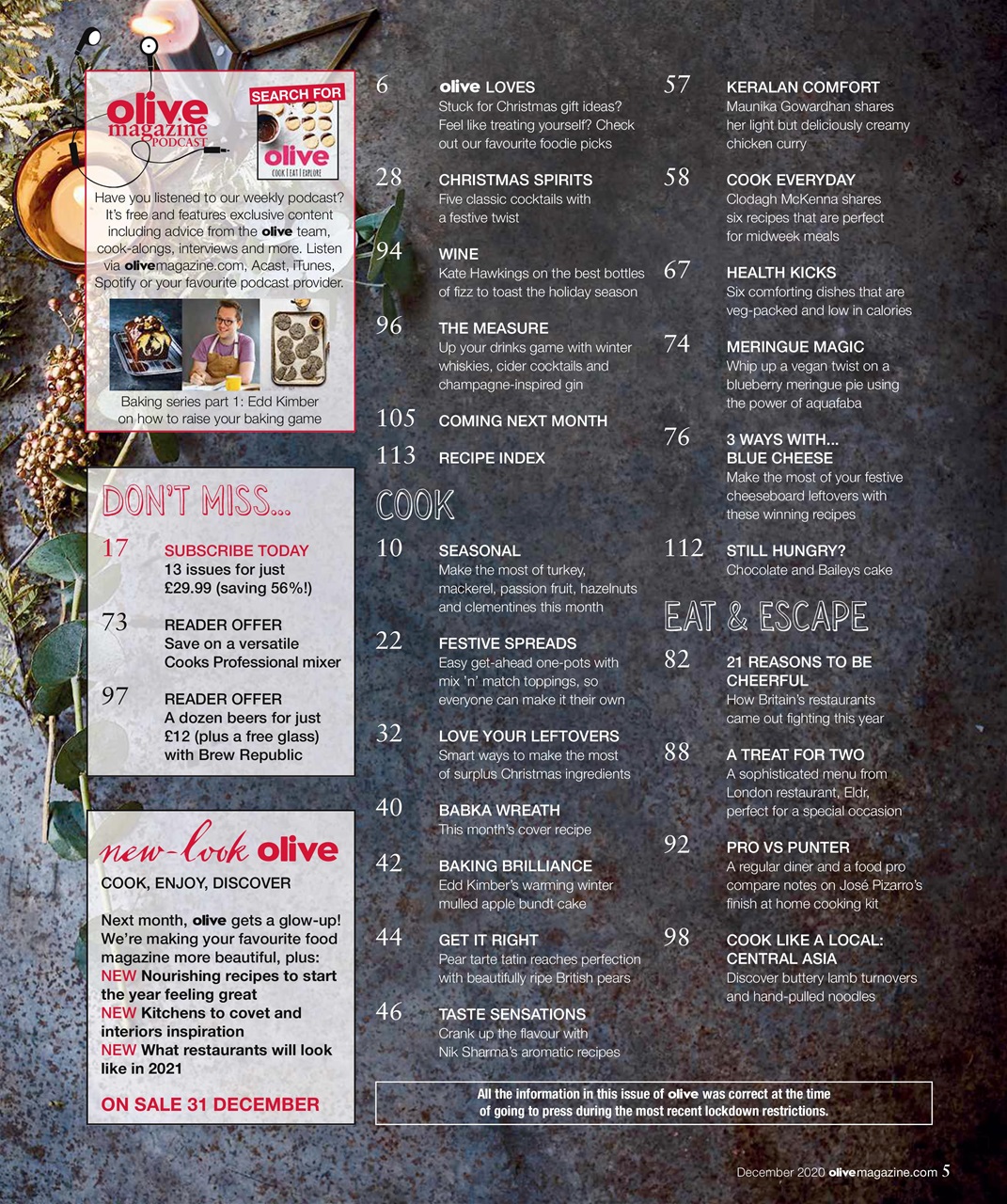 Olive Magazine Preview Pages