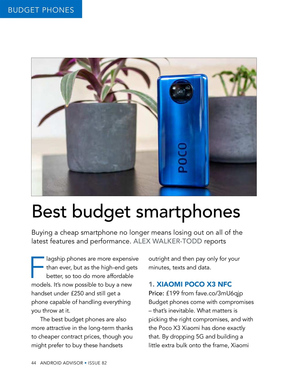 Android Advisor Preview Pages
