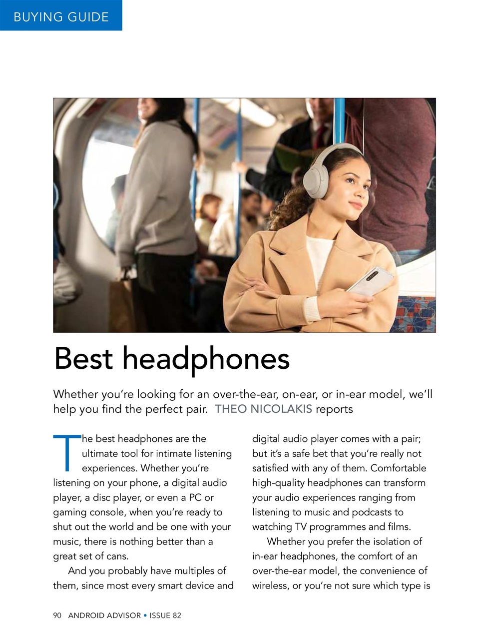 Android Advisor Preview Pages