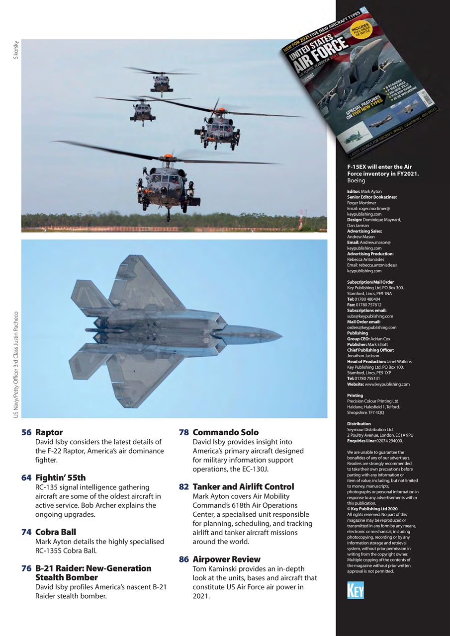 AirForces Monthly Preview Pages