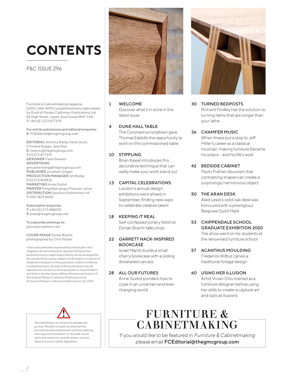 Furniture & Cabinetmaking Preview Pages