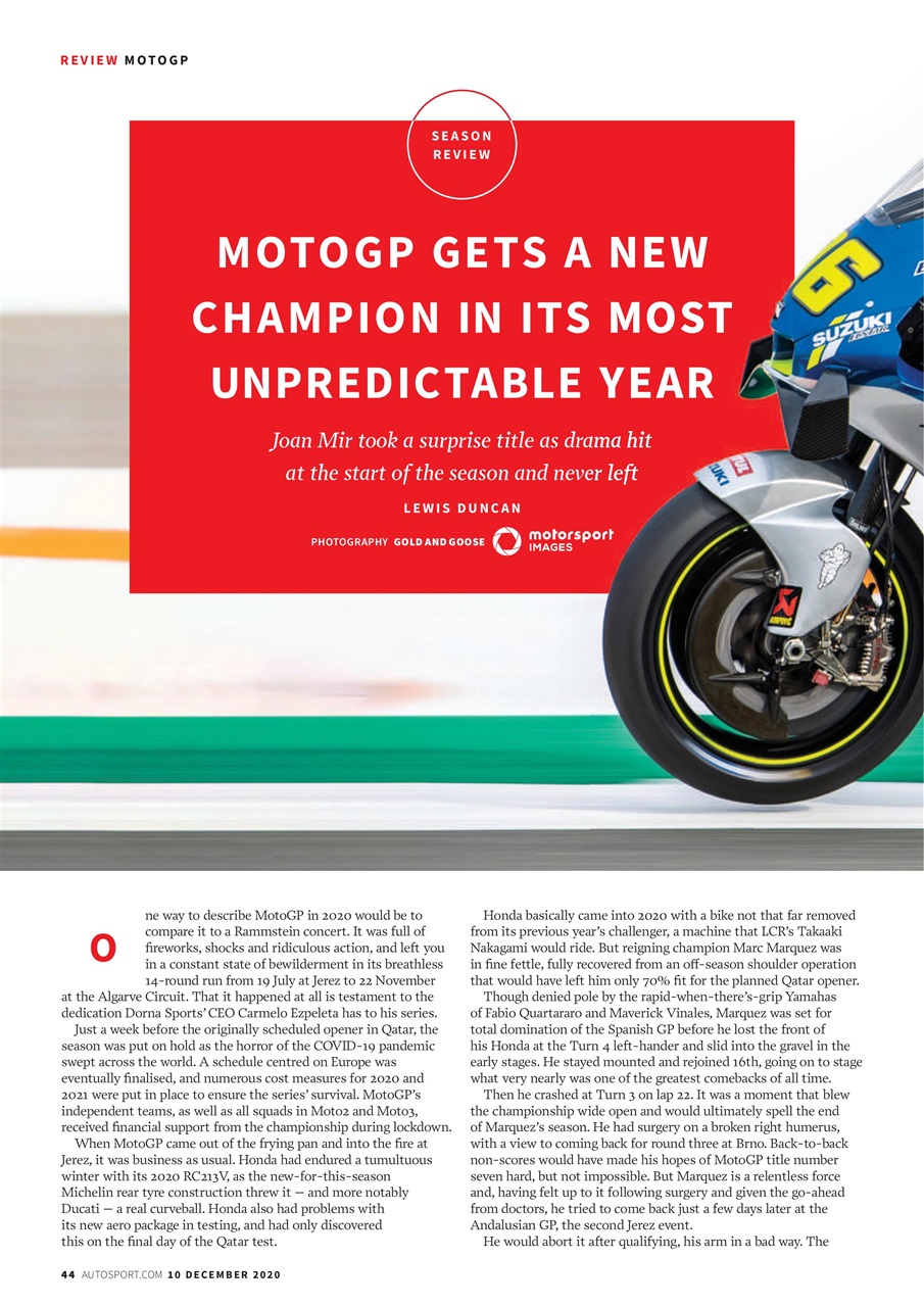 Autosport Preview Pages