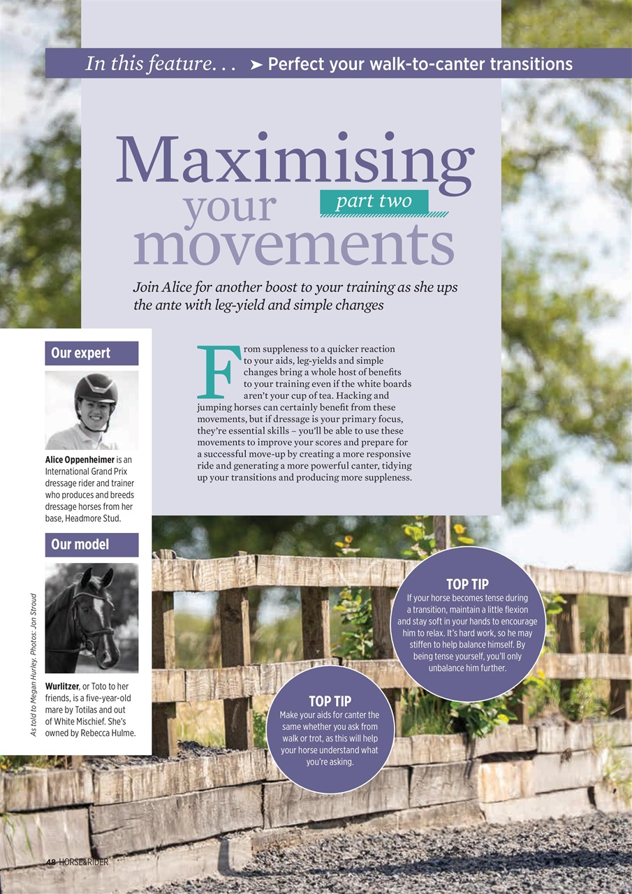 Horse&Rider Magazine - UK equestrian magazine for Horse and Rider Preview Pages