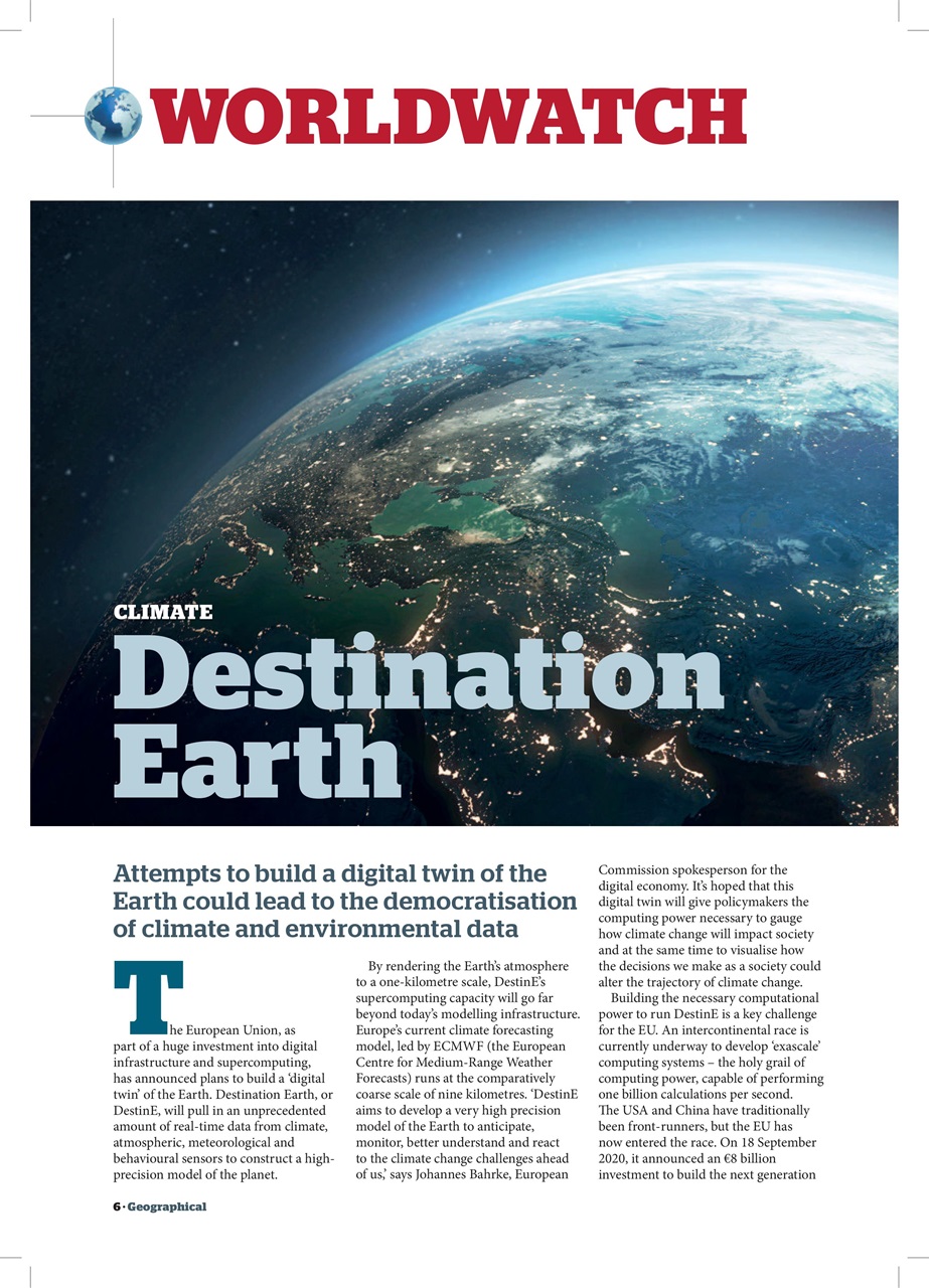 Geographical Preview Pages