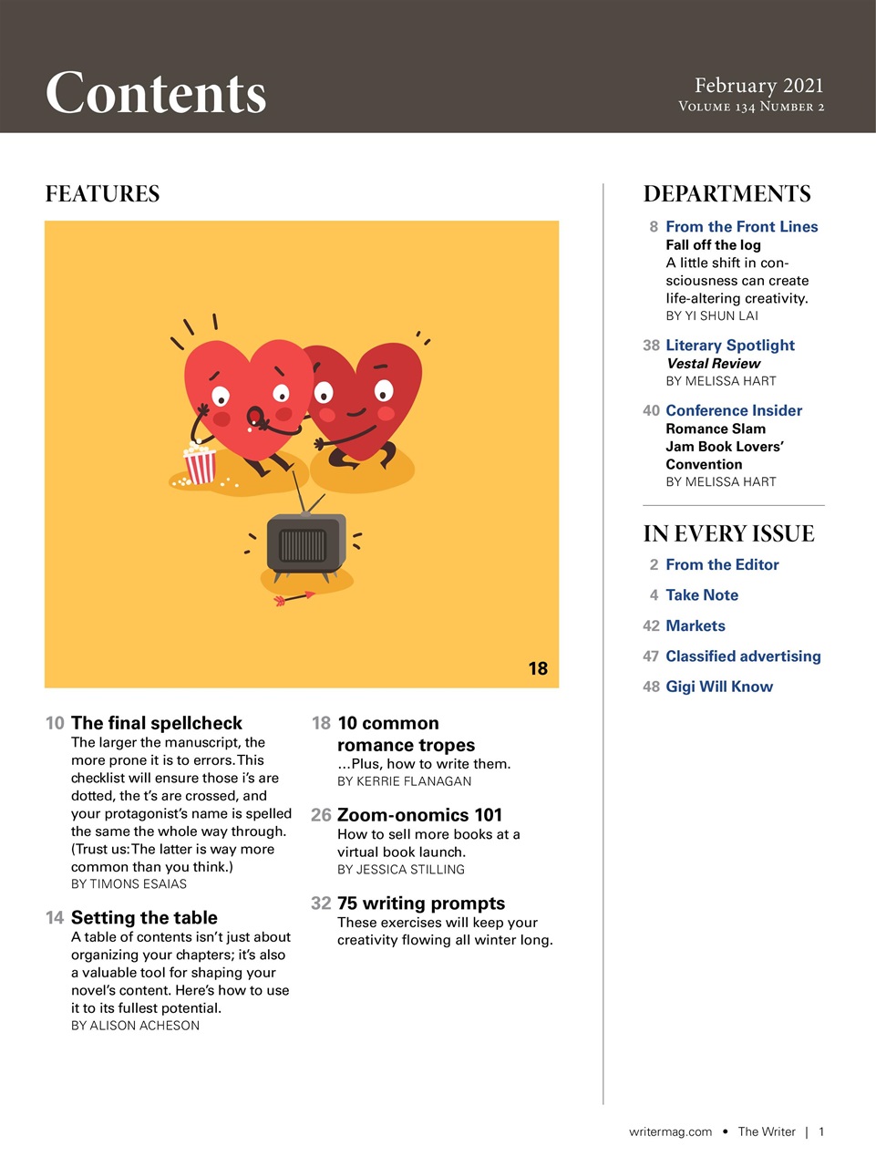 The Writer Preview Pages