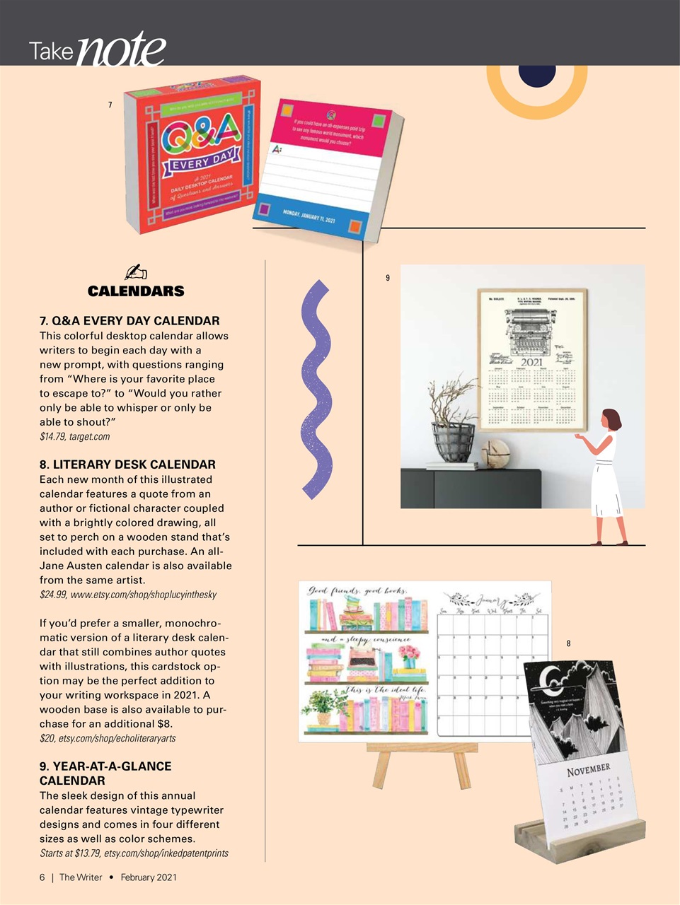 The Writer Preview Pages