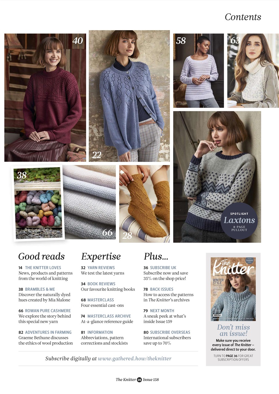 The Knitter Preview Pages