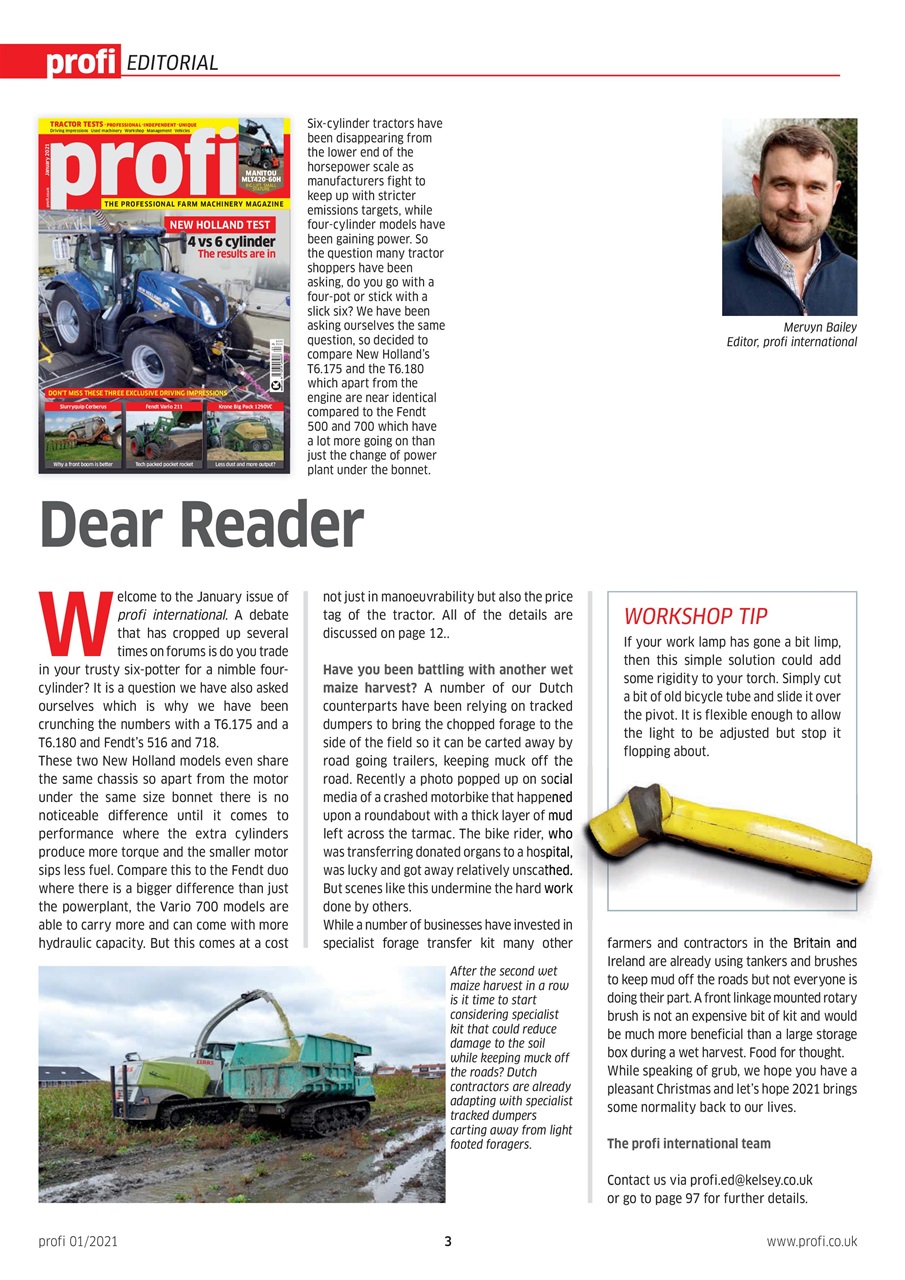 Profi International Preview Pages