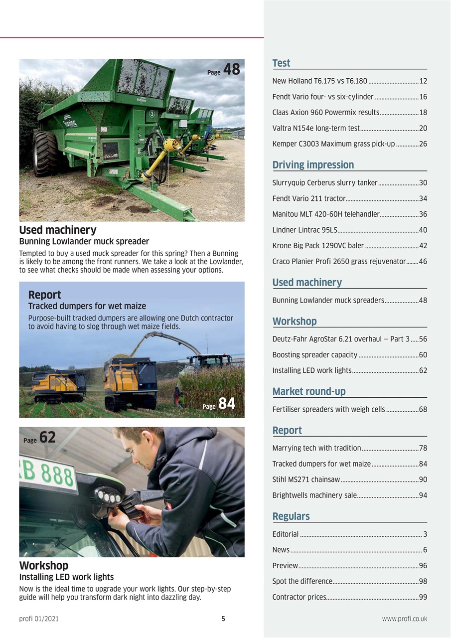 Profi International Preview Pages