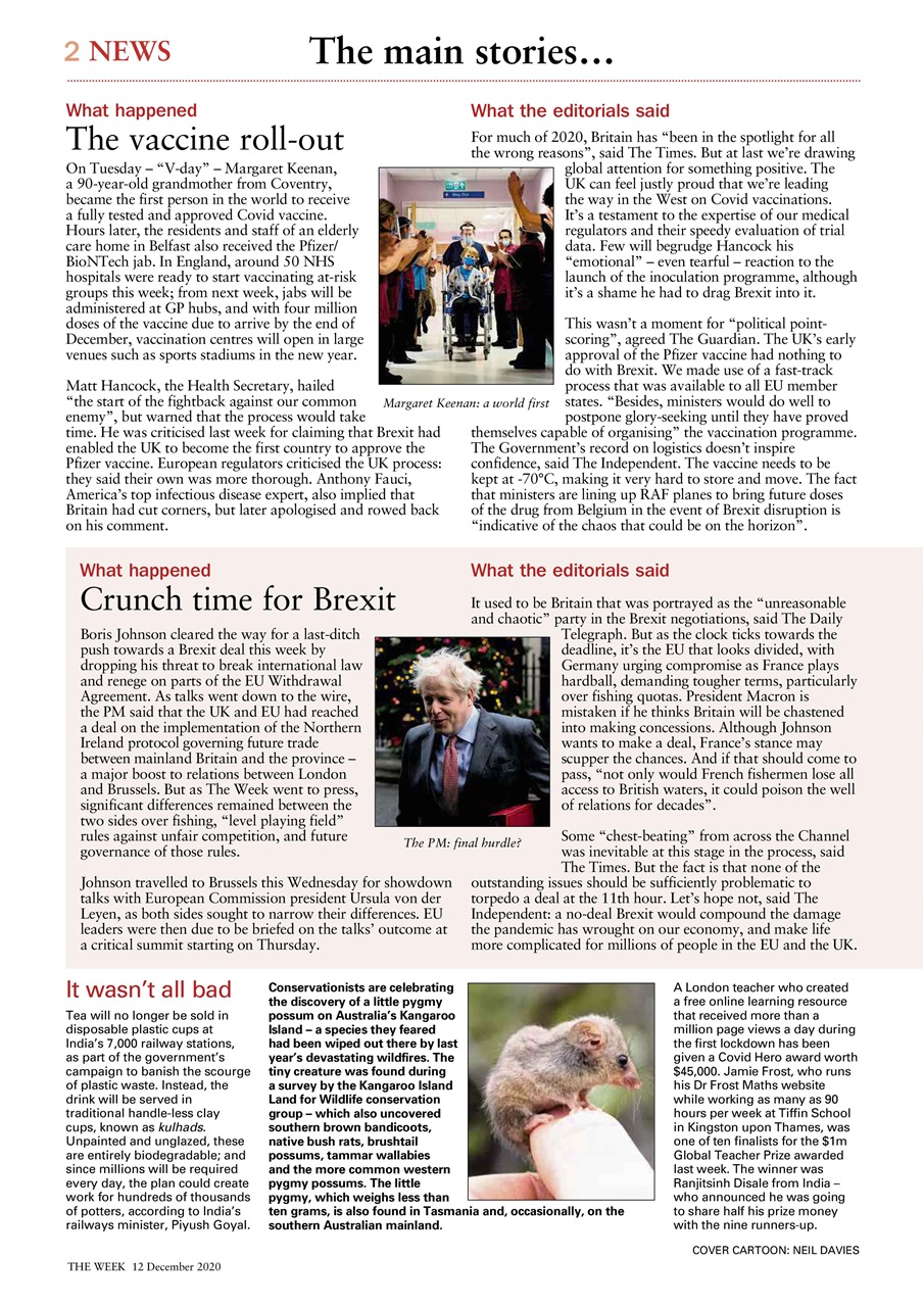 The Week Preview Pages