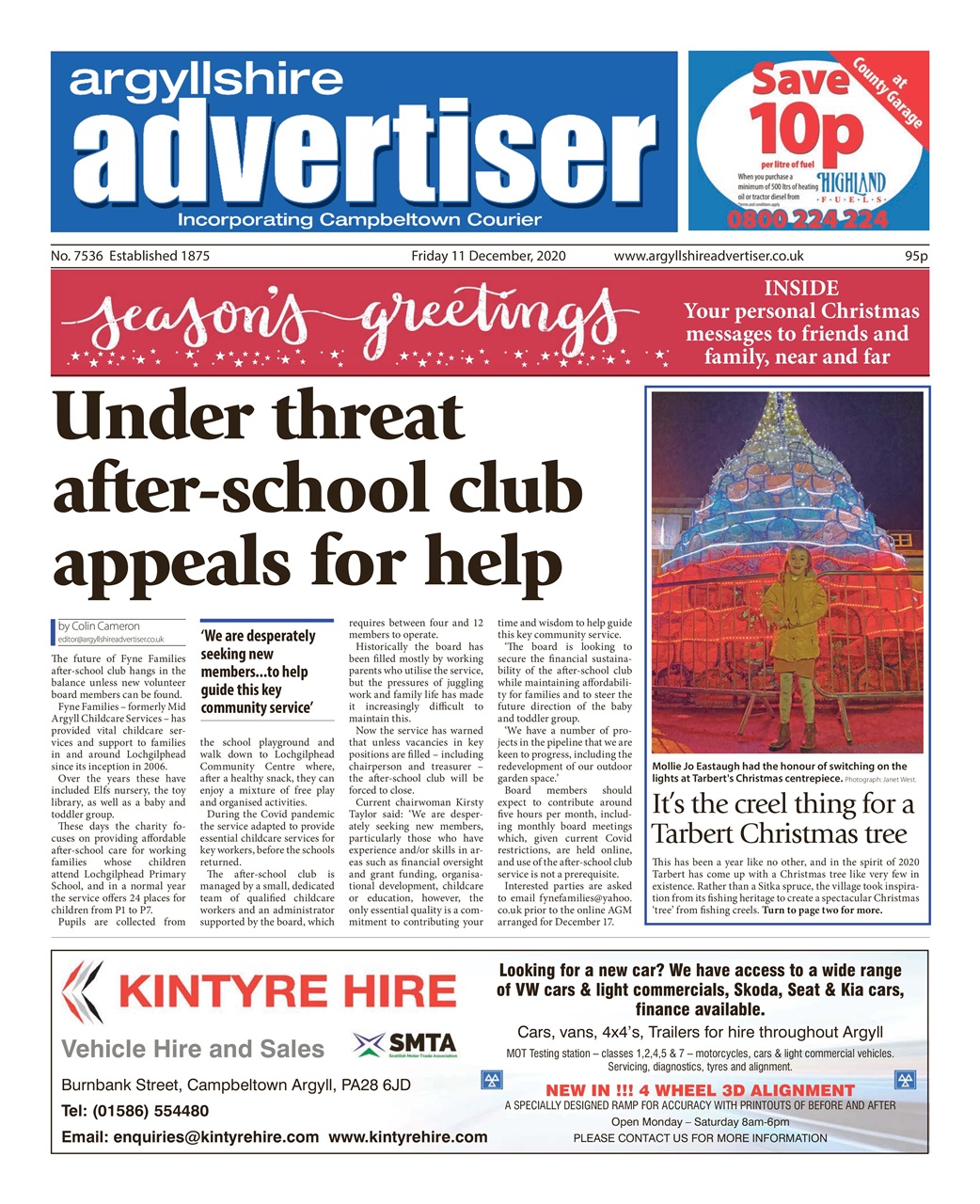 Argyllshire Advertiser Preview Pages