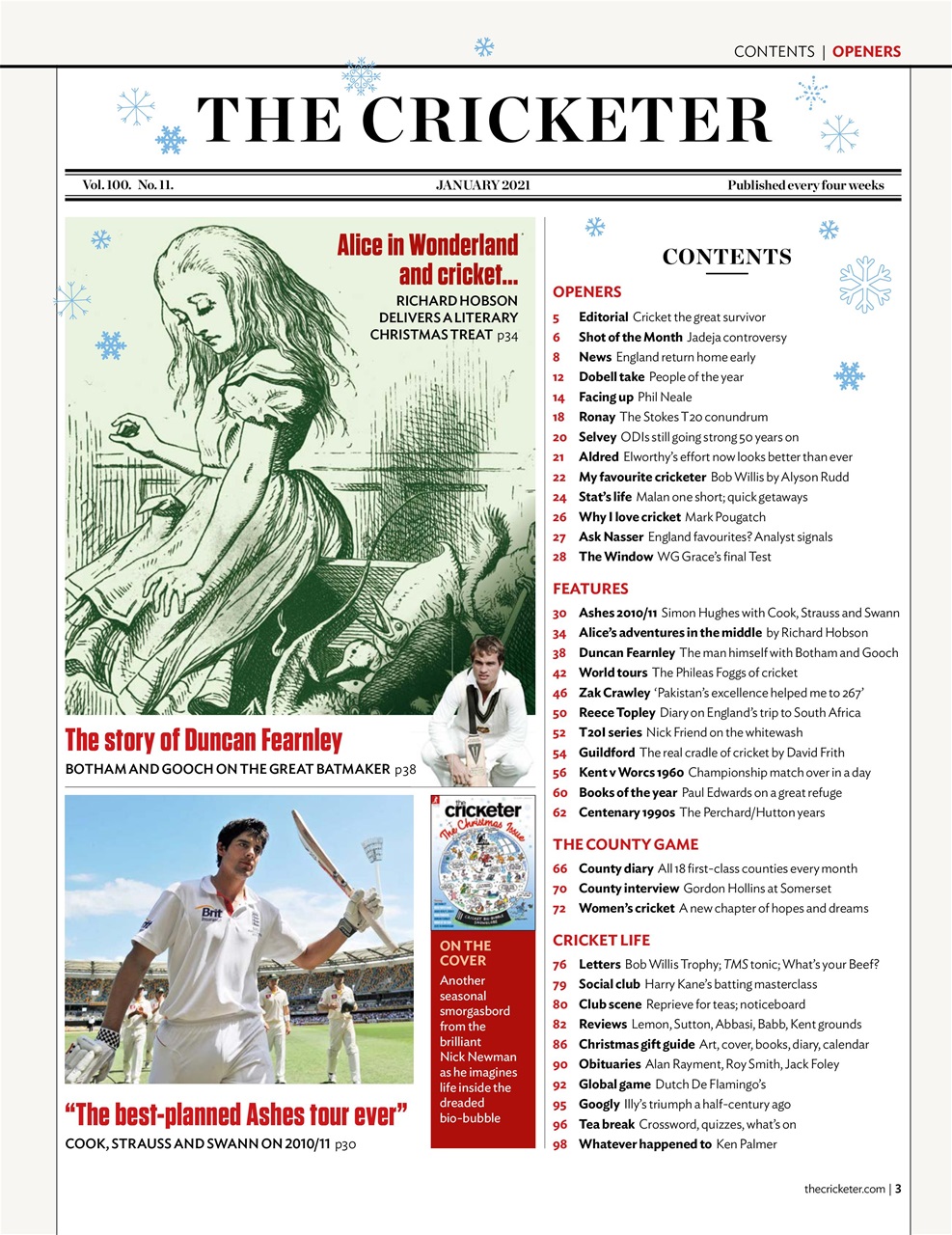 The Cricketer Magazine Preview Pages