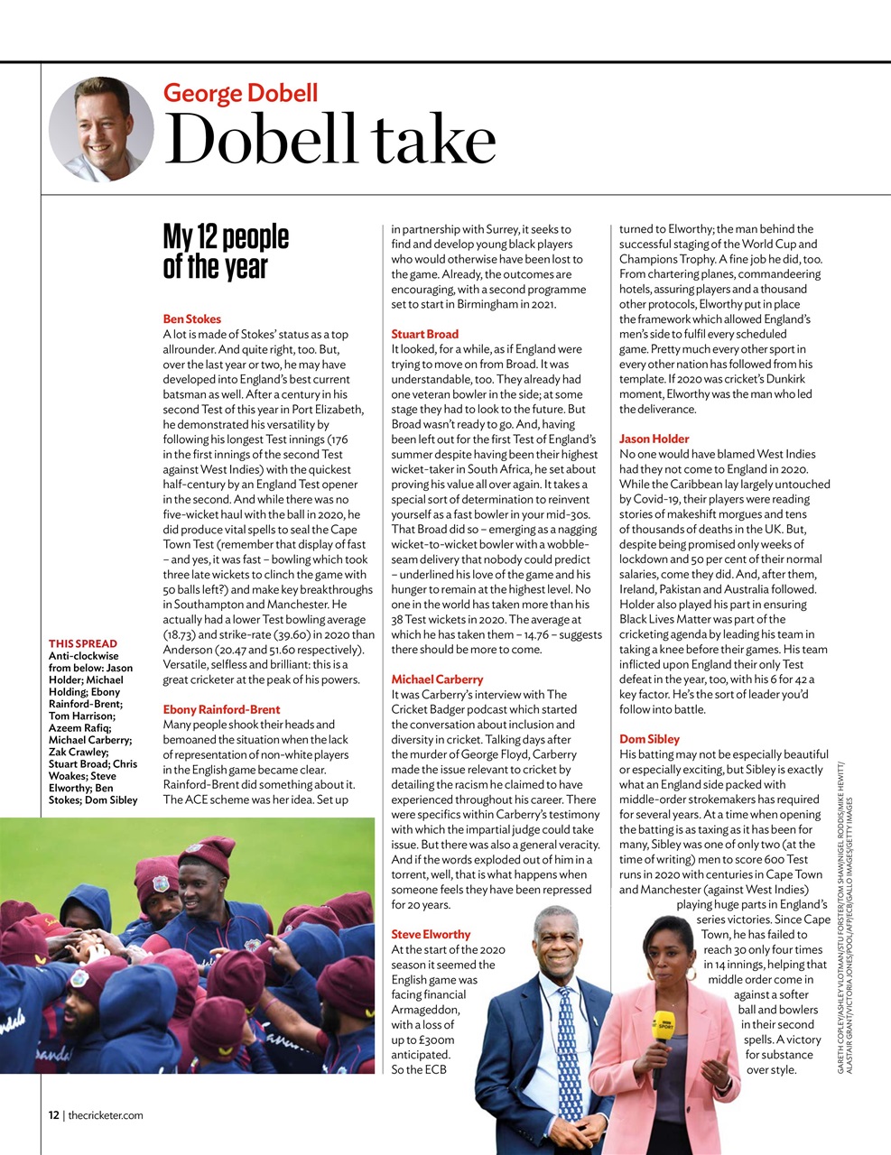 The Cricketer Magazine Preview Pages