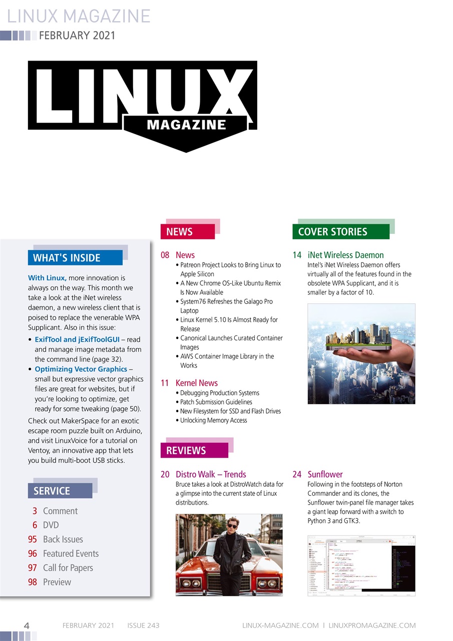 Linux Magazine Preview Pages