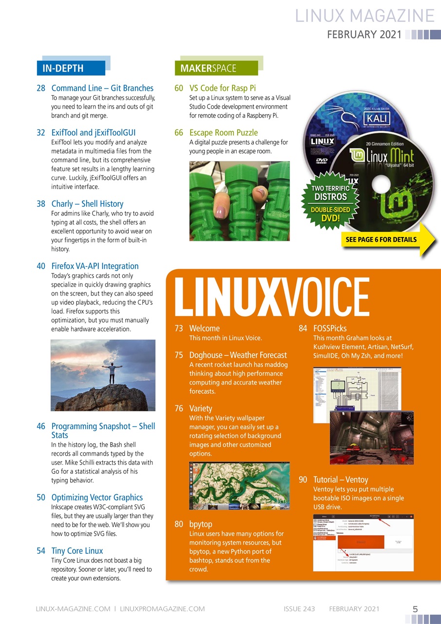 Linux Magazine Preview Pages