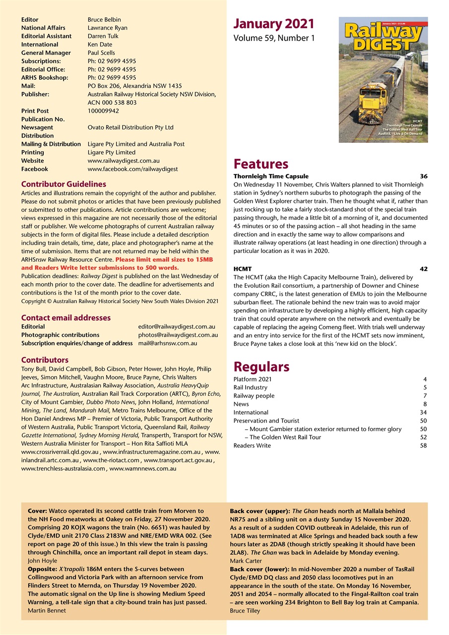 Railway Digest Preview Pages