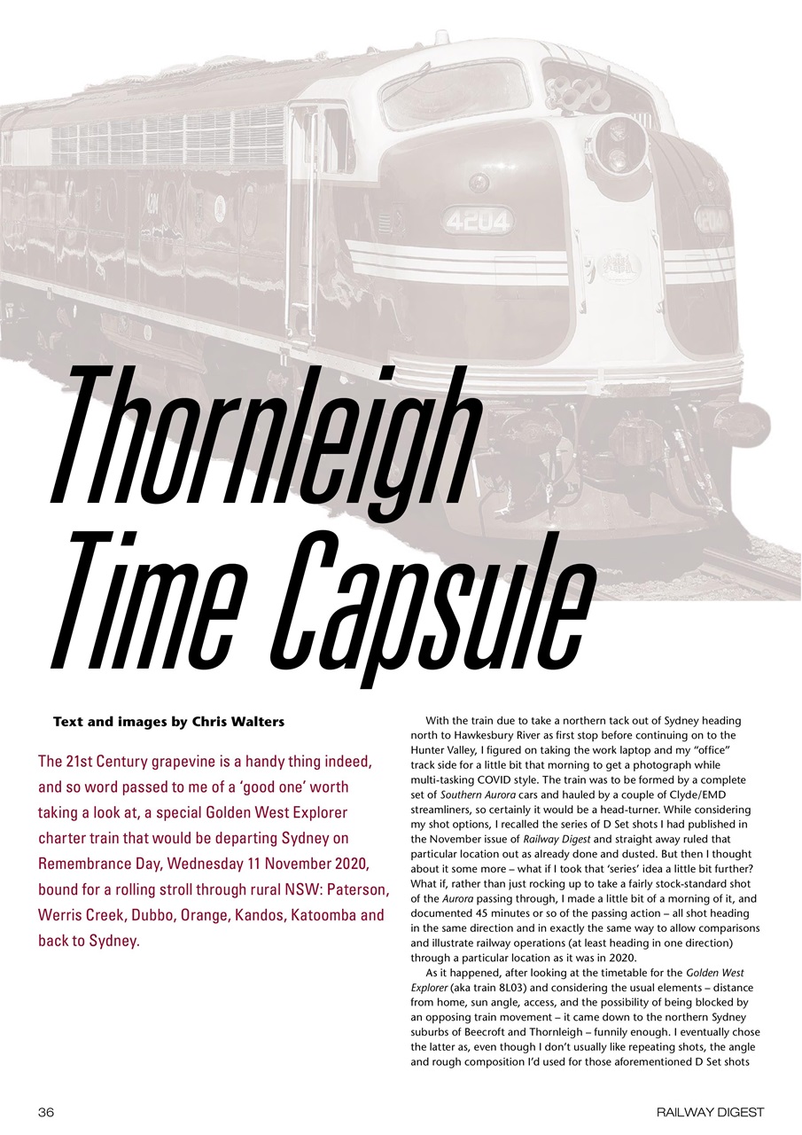 Railway Digest Preview Pages