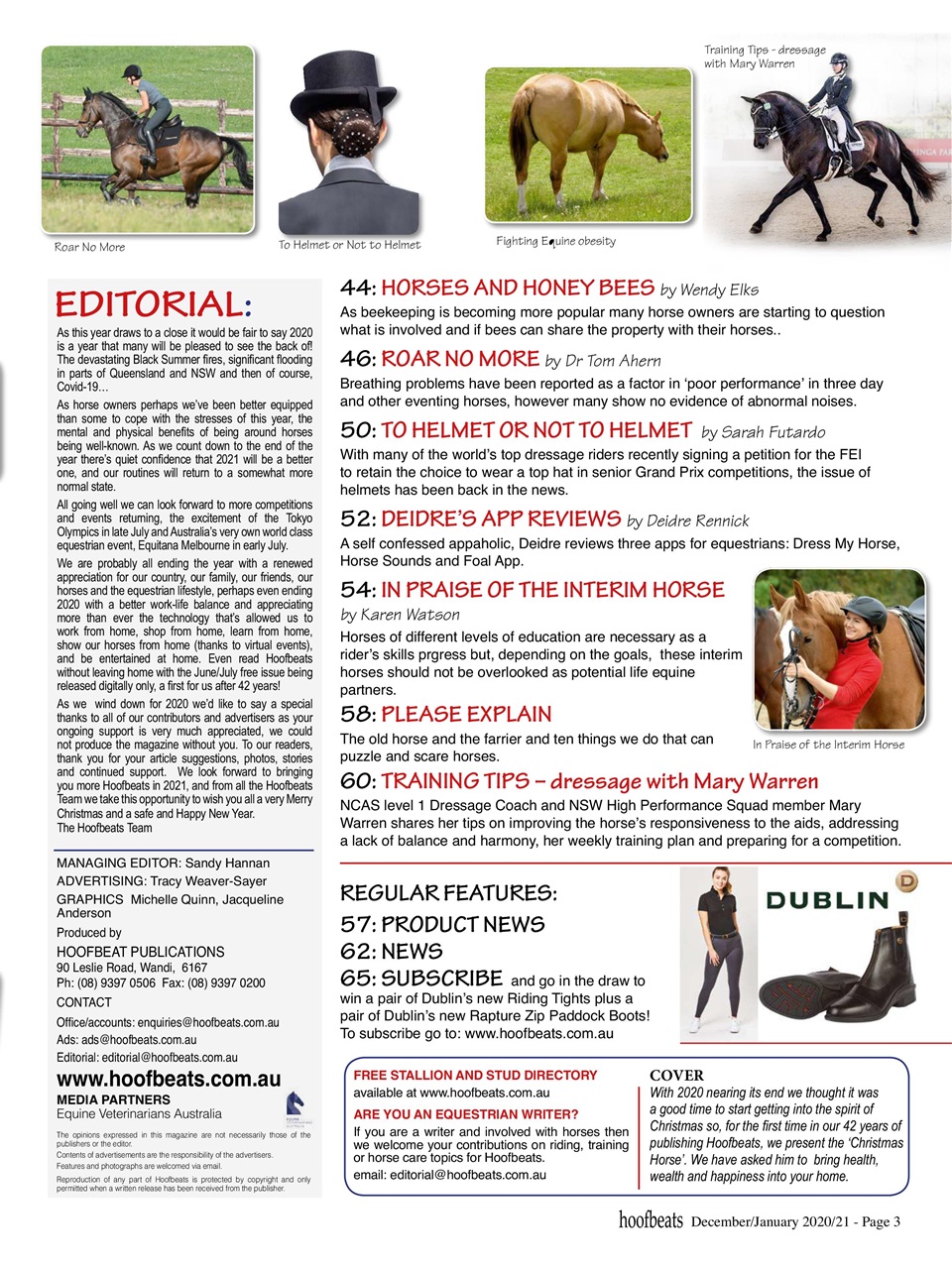 Hoofbeats Preview Pages