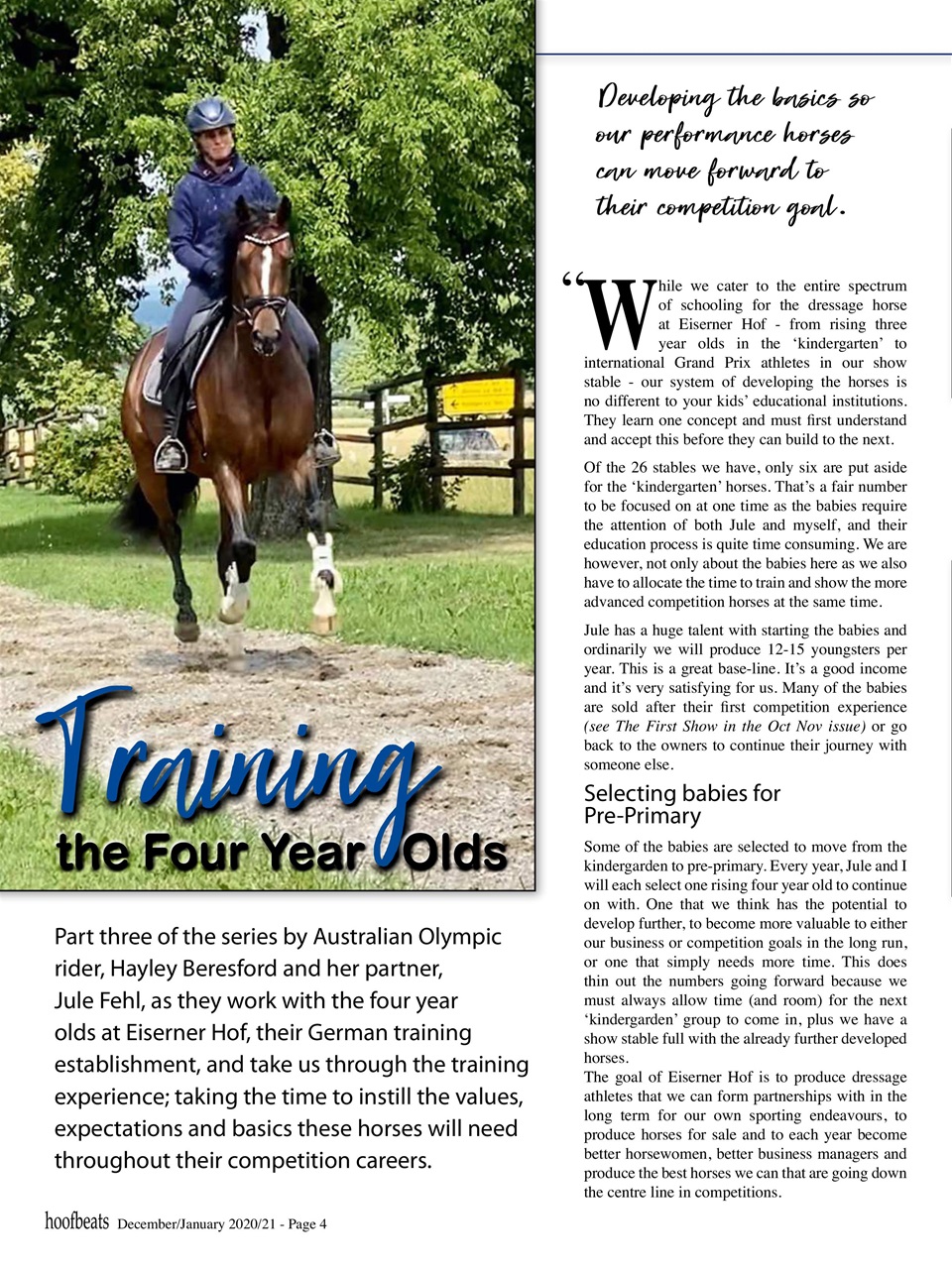 Hoofbeats Preview Pages