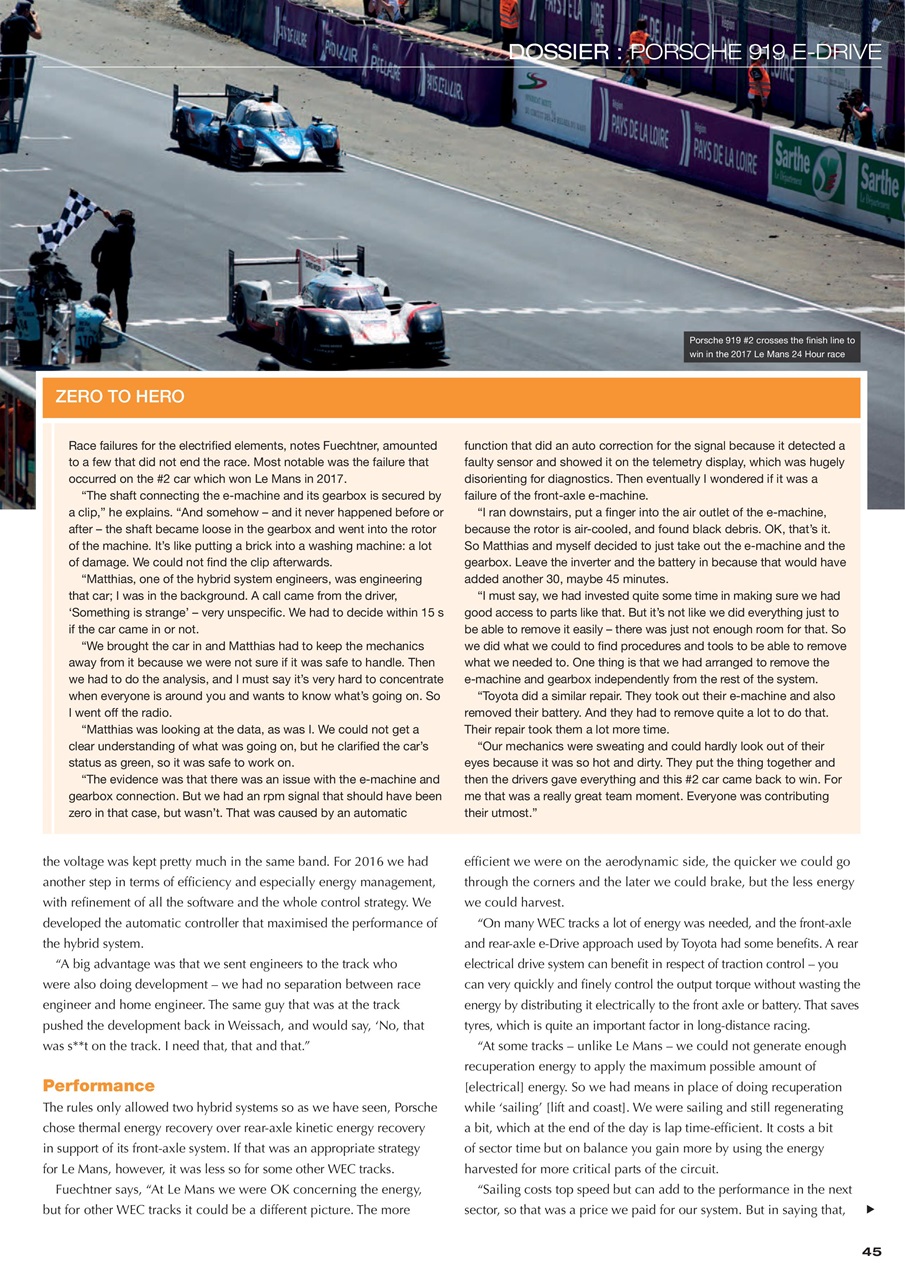 Race Engine Technology Preview Pages