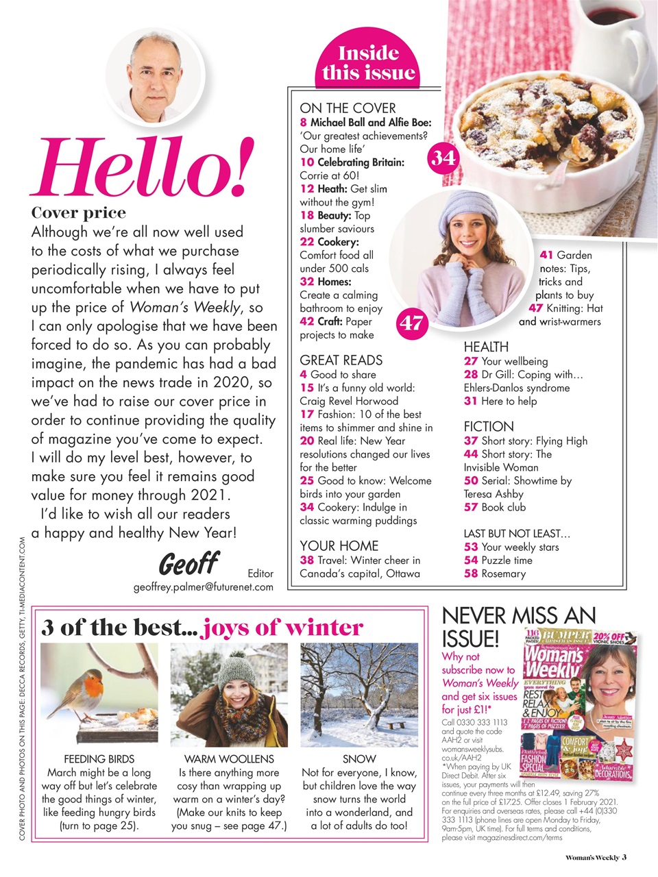 Woman's Weekly Preview Pages