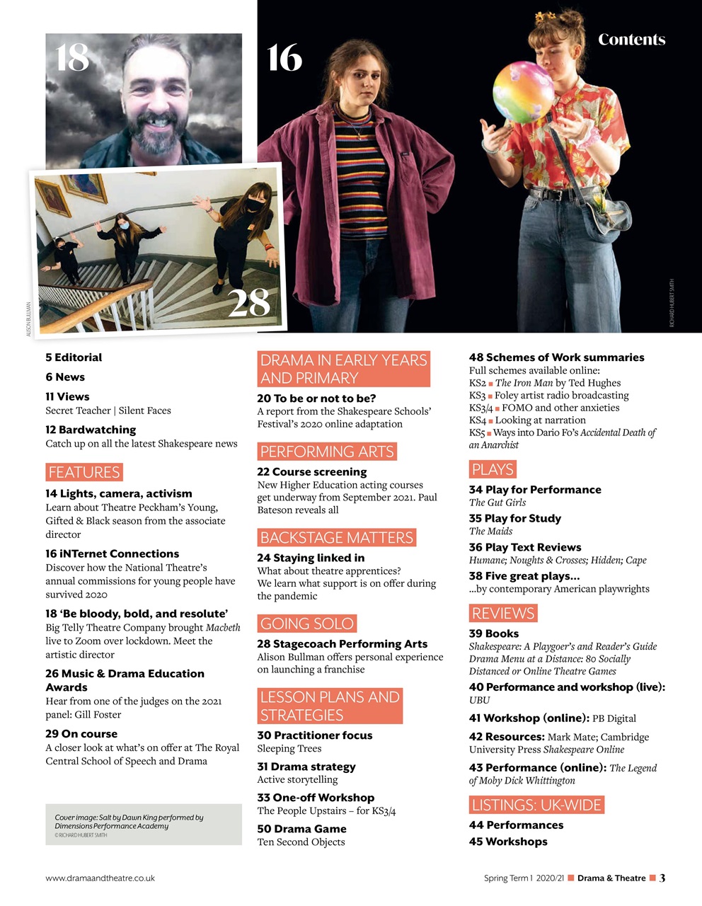 Drama and Theatre Preview Pages