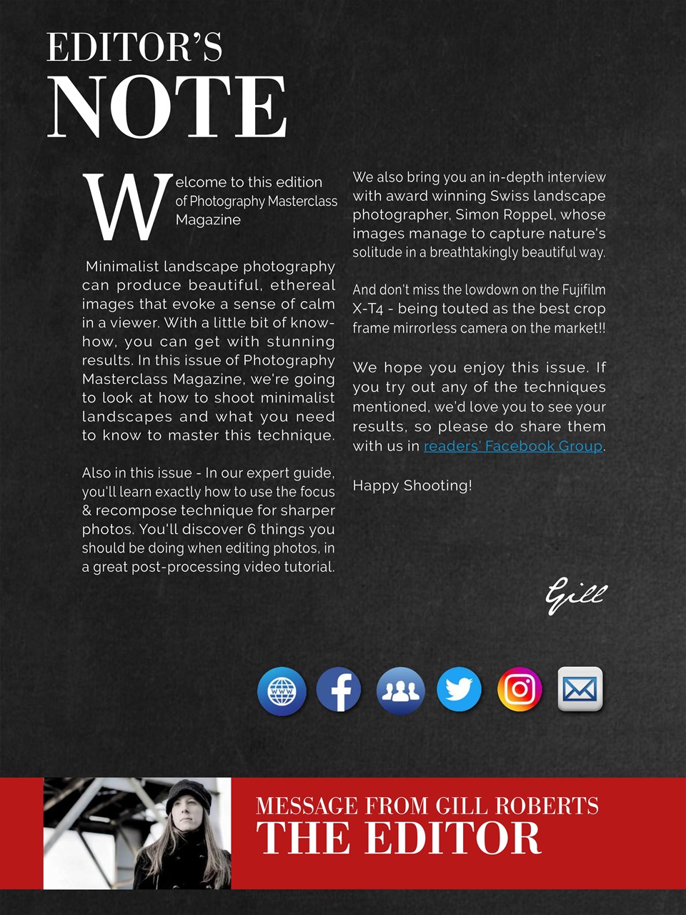 Photography Masterclass Magazine Preview Pages