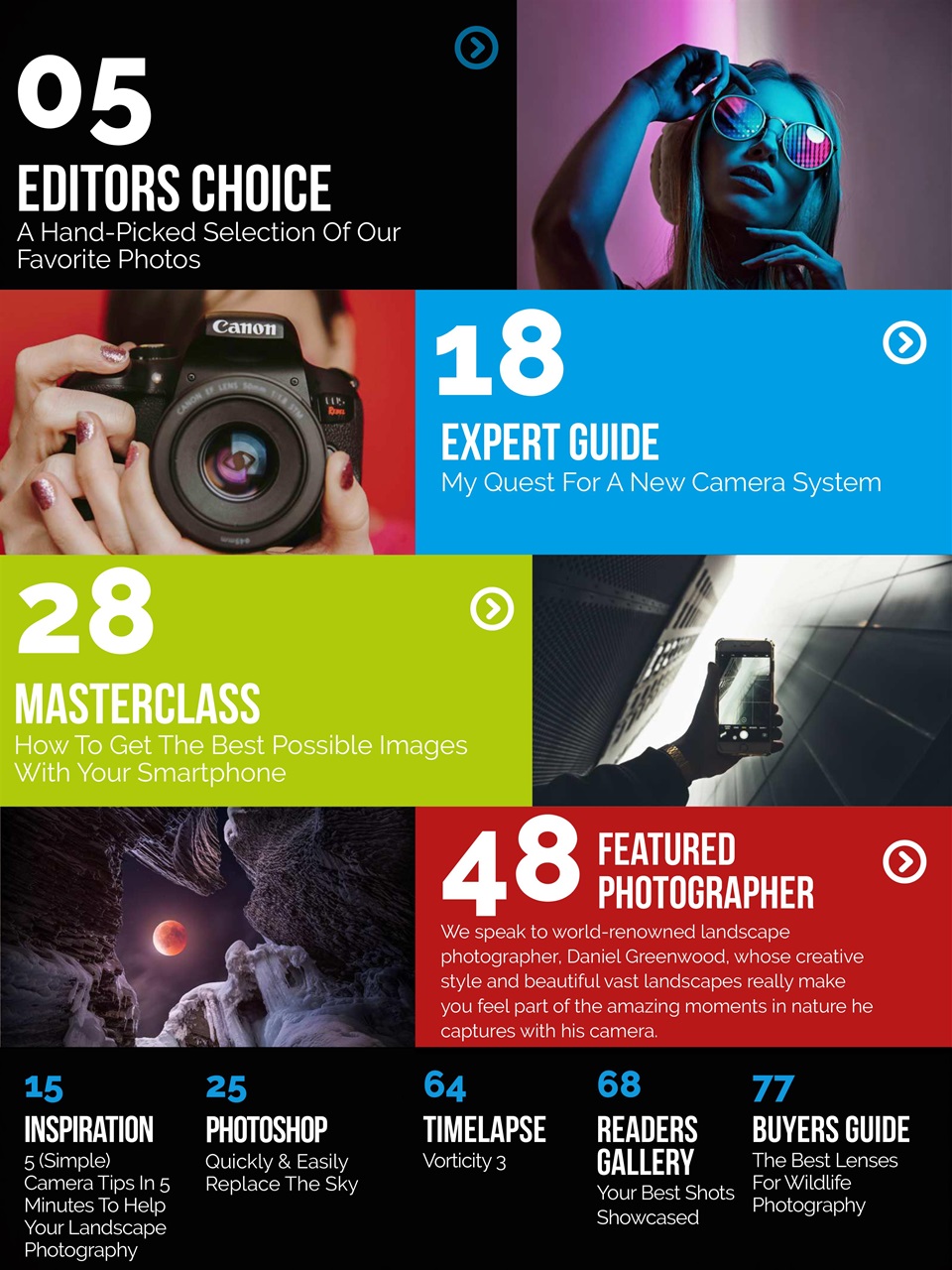 Photography Masterclass Magazine Preview Pages
