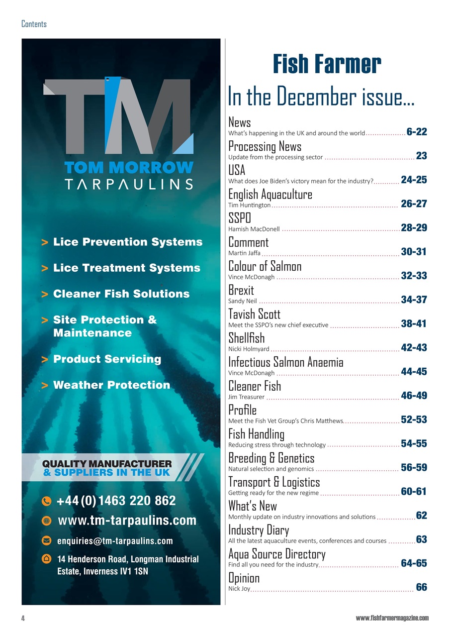 Fish Farmer Magazine Preview Pages