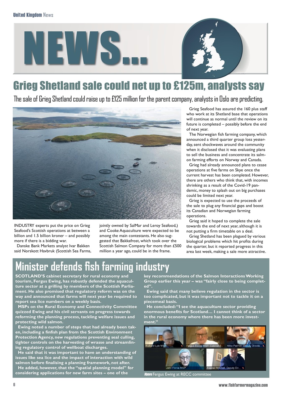 Fish Farmer Magazine Preview Pages