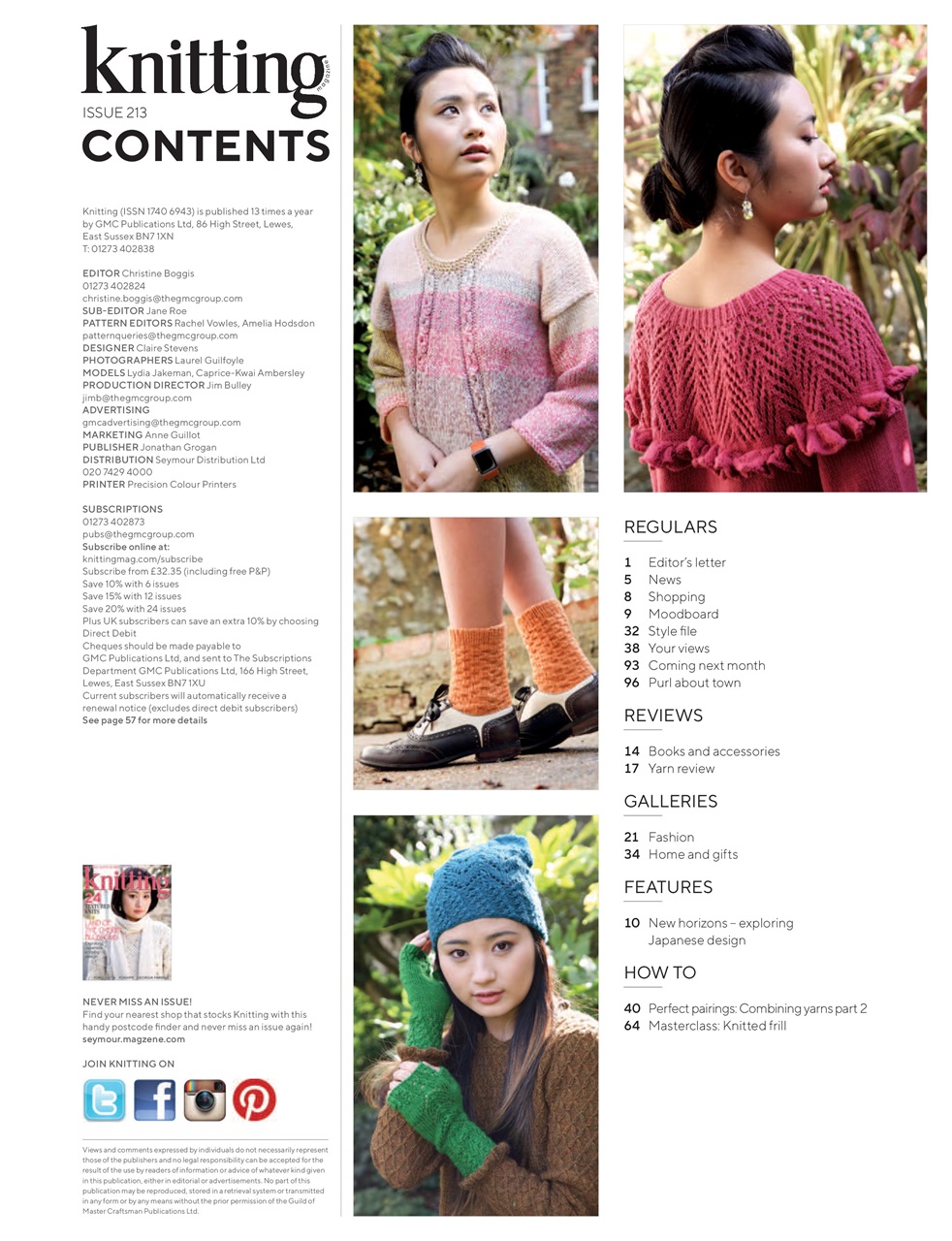 Knitting Preview Pages