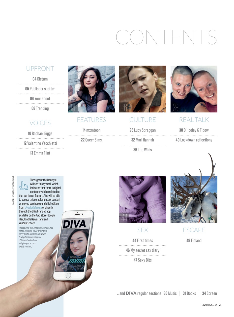 DIVA Magazine Preview Pages