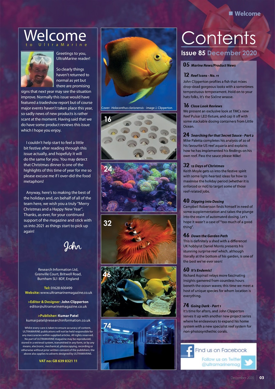 UltraMarine Magazine Preview Pages