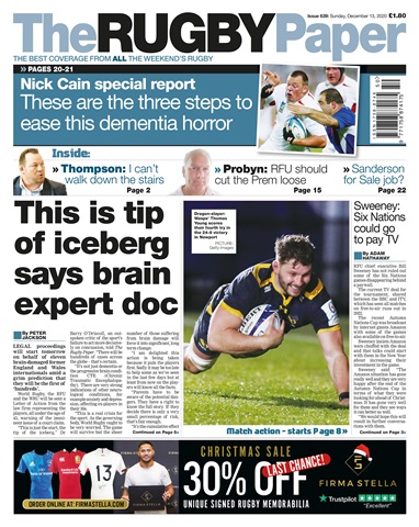 The Rugby Paper issue 13 Dec 2020