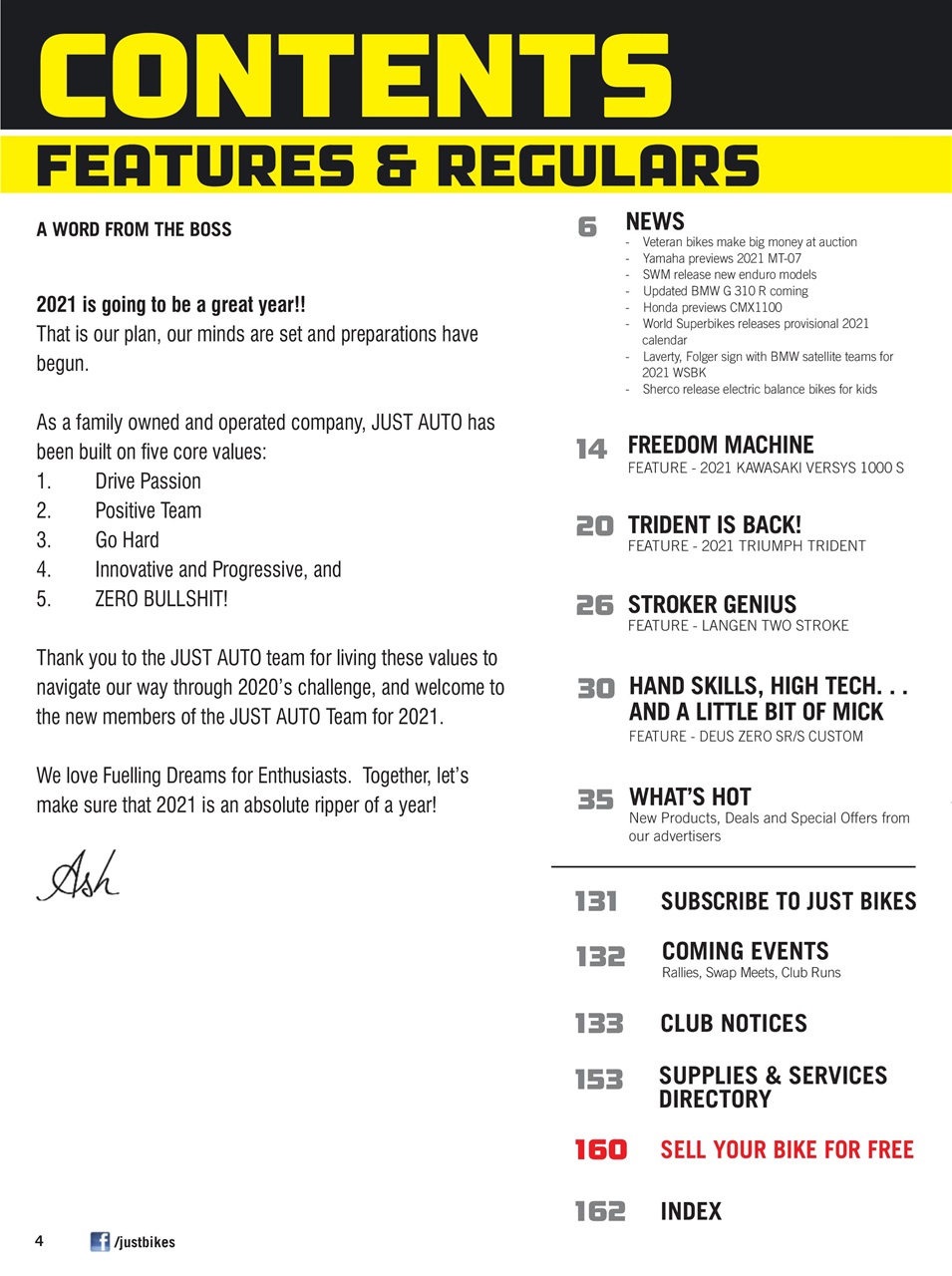 JUST BIKES Preview Pages