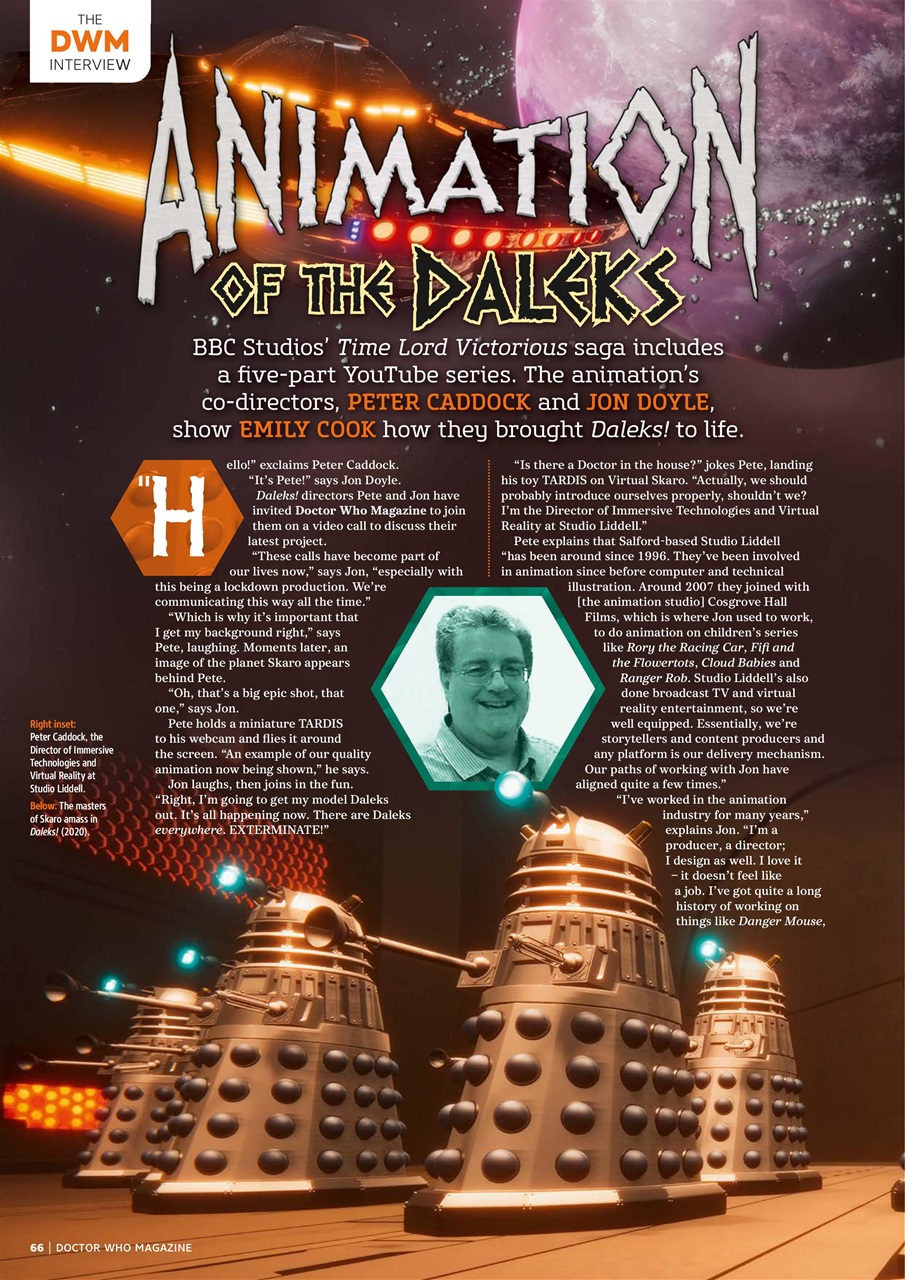Doctor Who Magazine Preview Pages